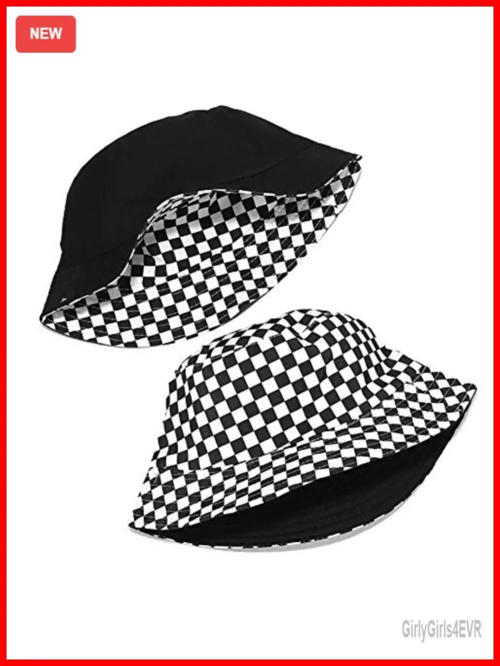 Reversible Bucket Hat Sun Protection Fishing Beach Hat